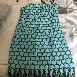 Lilly Pulitzer strapless dress